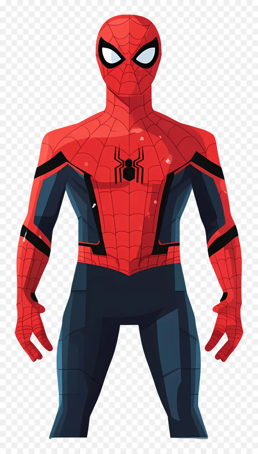 Spiderman Debout，Dessin Animé Spider Man PNG