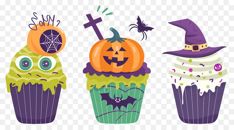 Petits Gâteaux D'halloween，Araignée PNG