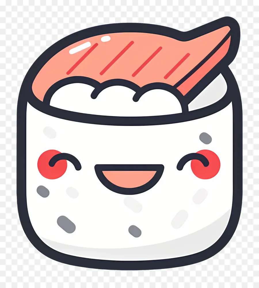 Sushis Mignons，Rouleau De Sushi PNG