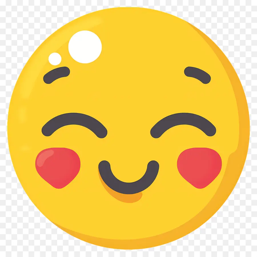 Bisou Smiley，Emoji Riant PNG