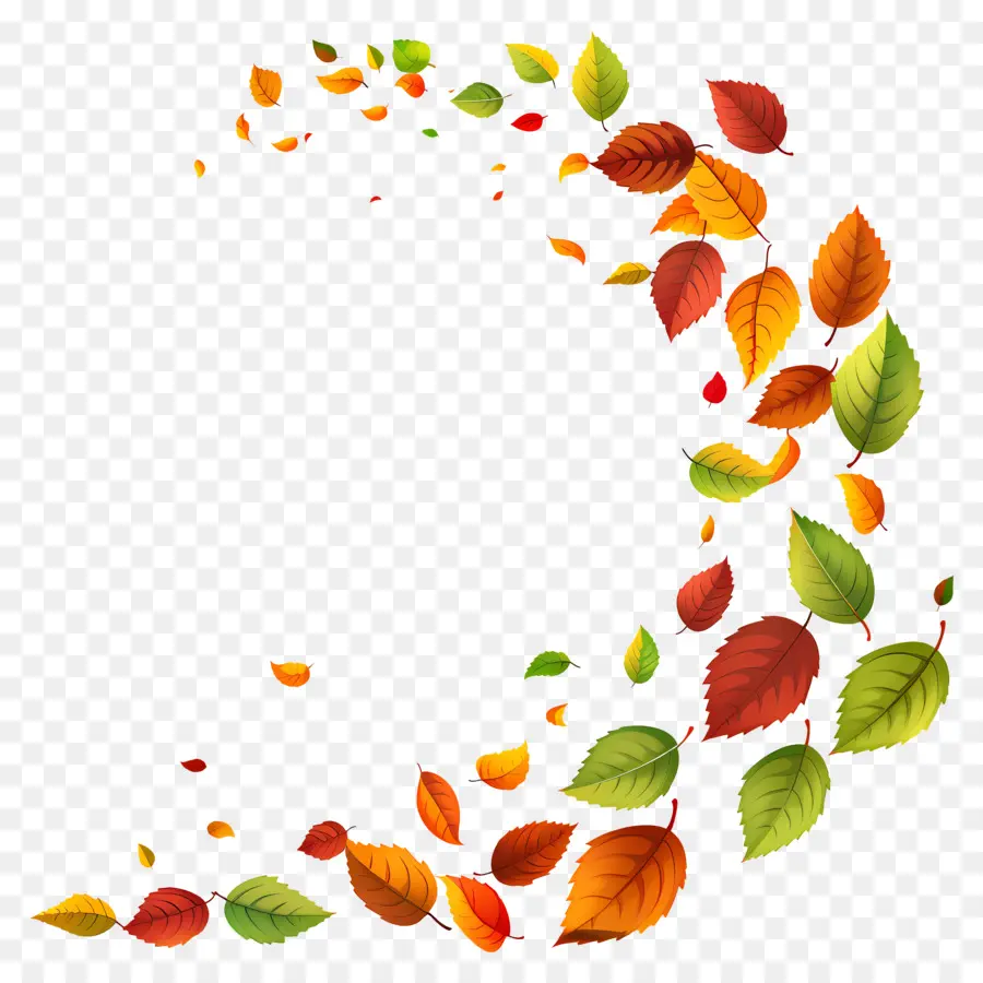 Feuilles Flottantes，Feuilles D'automne PNG