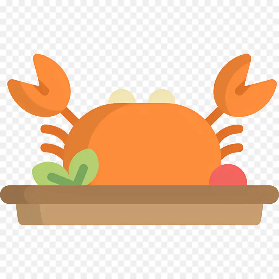 Fruit De Mer，Crabe De Dessin Animé PNG