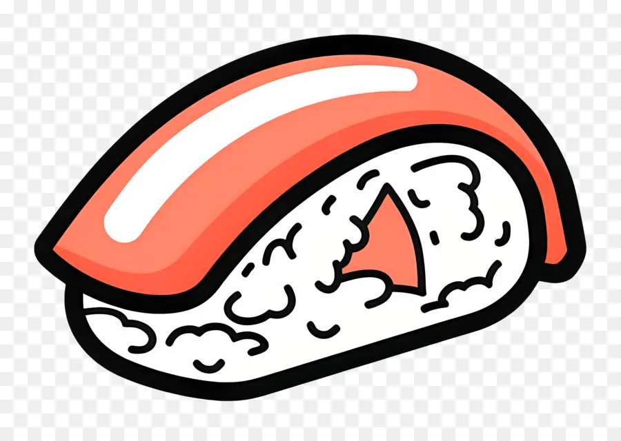 Sushis Mignons，Sushis Au Saumon PNG