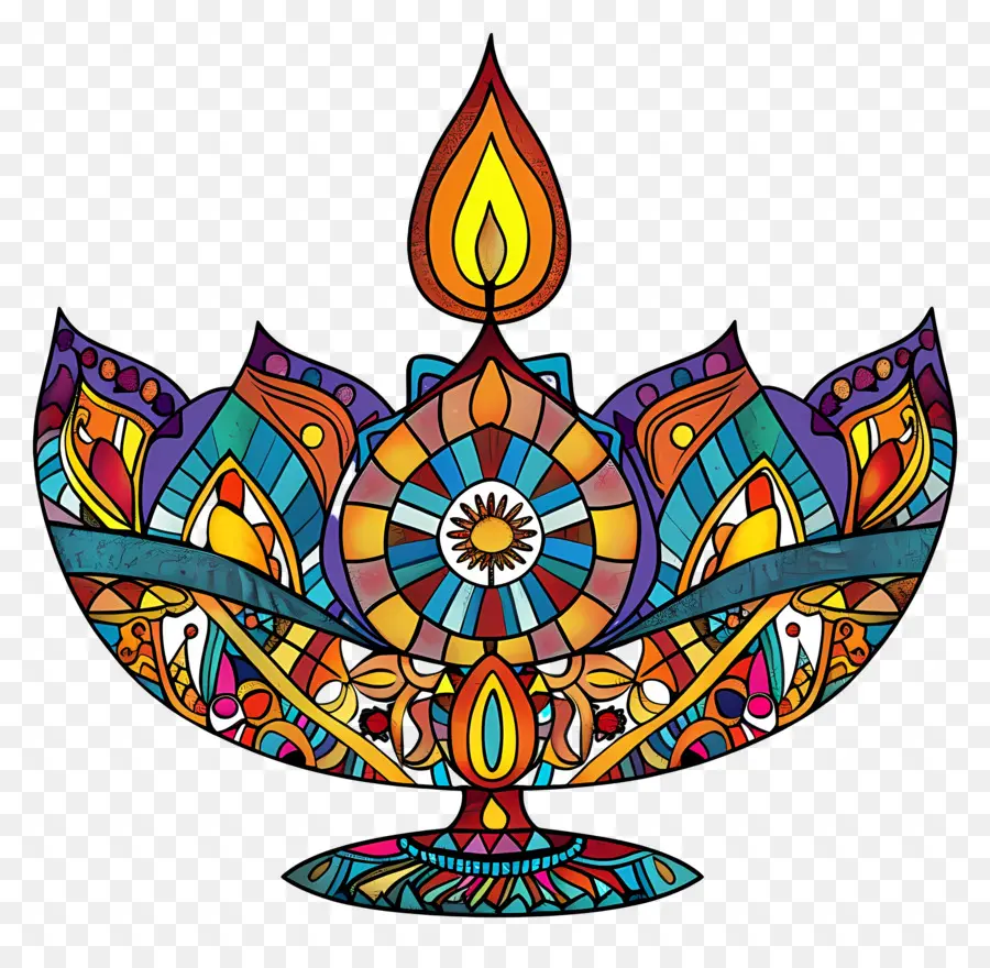 Diwali Diya，Diya Complexe PNG