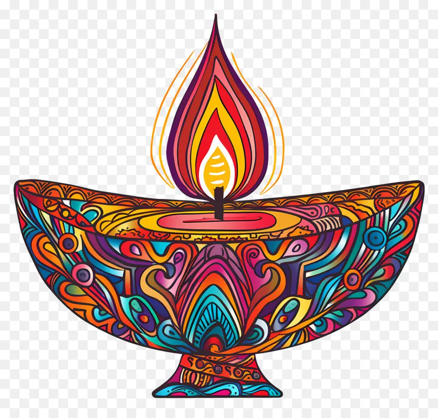 Diwali Diya，Diya Complexe PNG