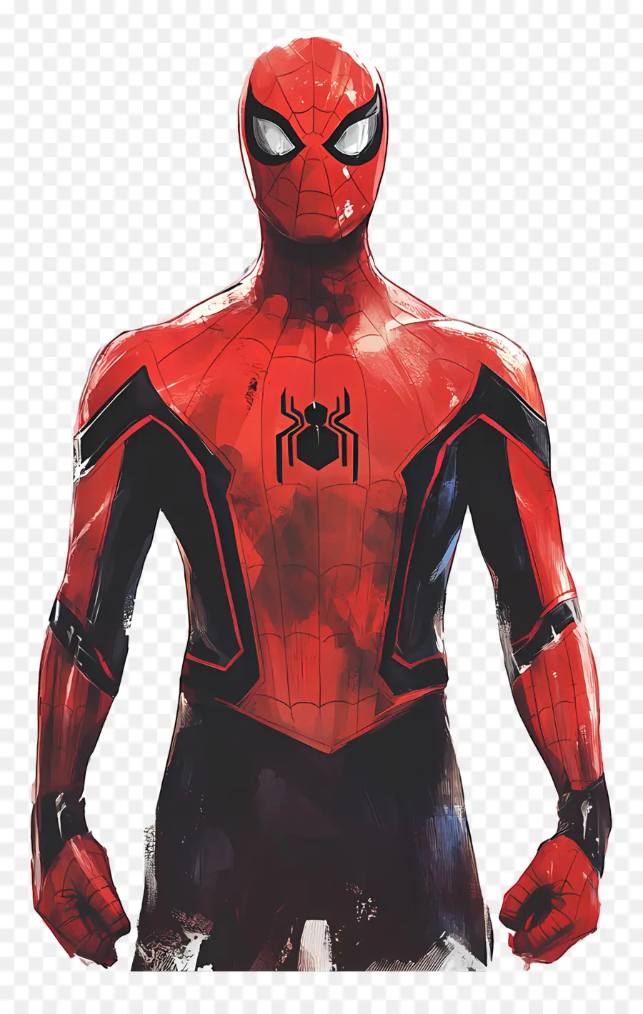 Spiderman Debout，Dessin Animé Spider Man PNG