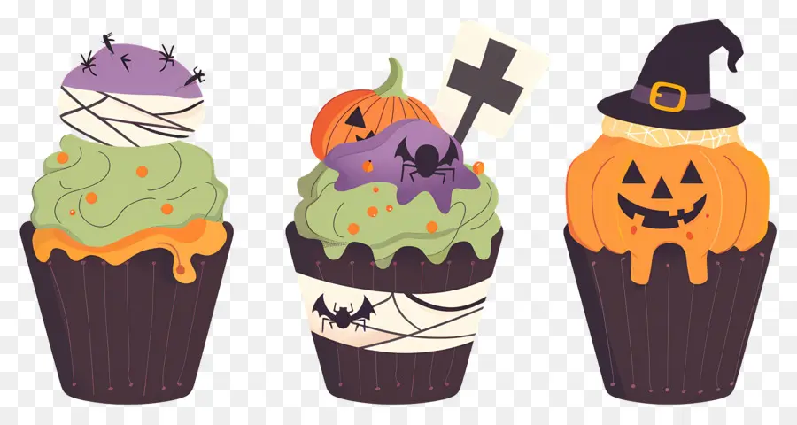 Petits Gâteaux D'halloween，Araignée PNG