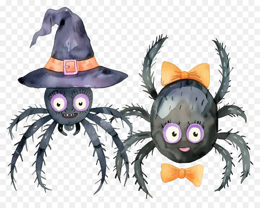 Araignées D'halloween，Chapeaux PNG