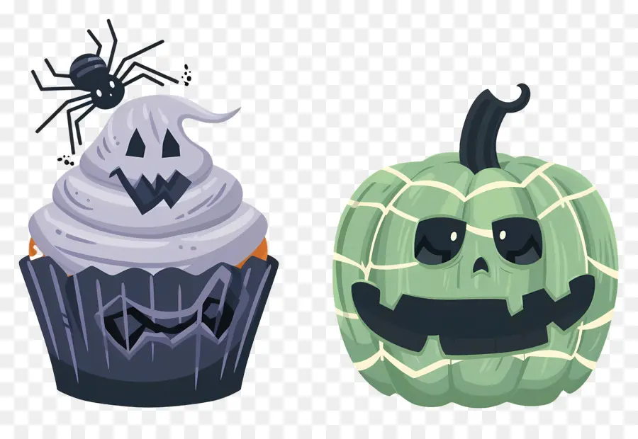 Petits Gâteaux D'halloween，Fantôme PNG