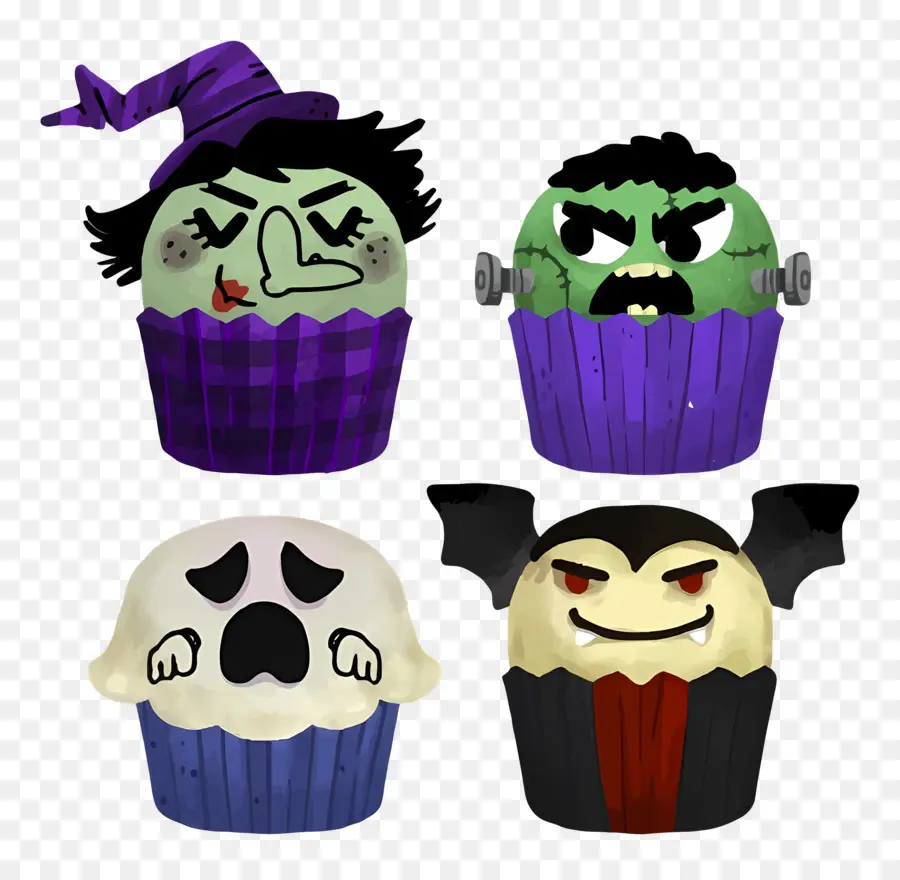 Petits Gâteaux D'halloween，Sorcière PNG