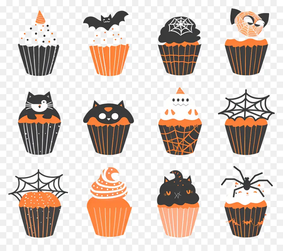 Petits Gâteaux D'halloween，Chat PNG