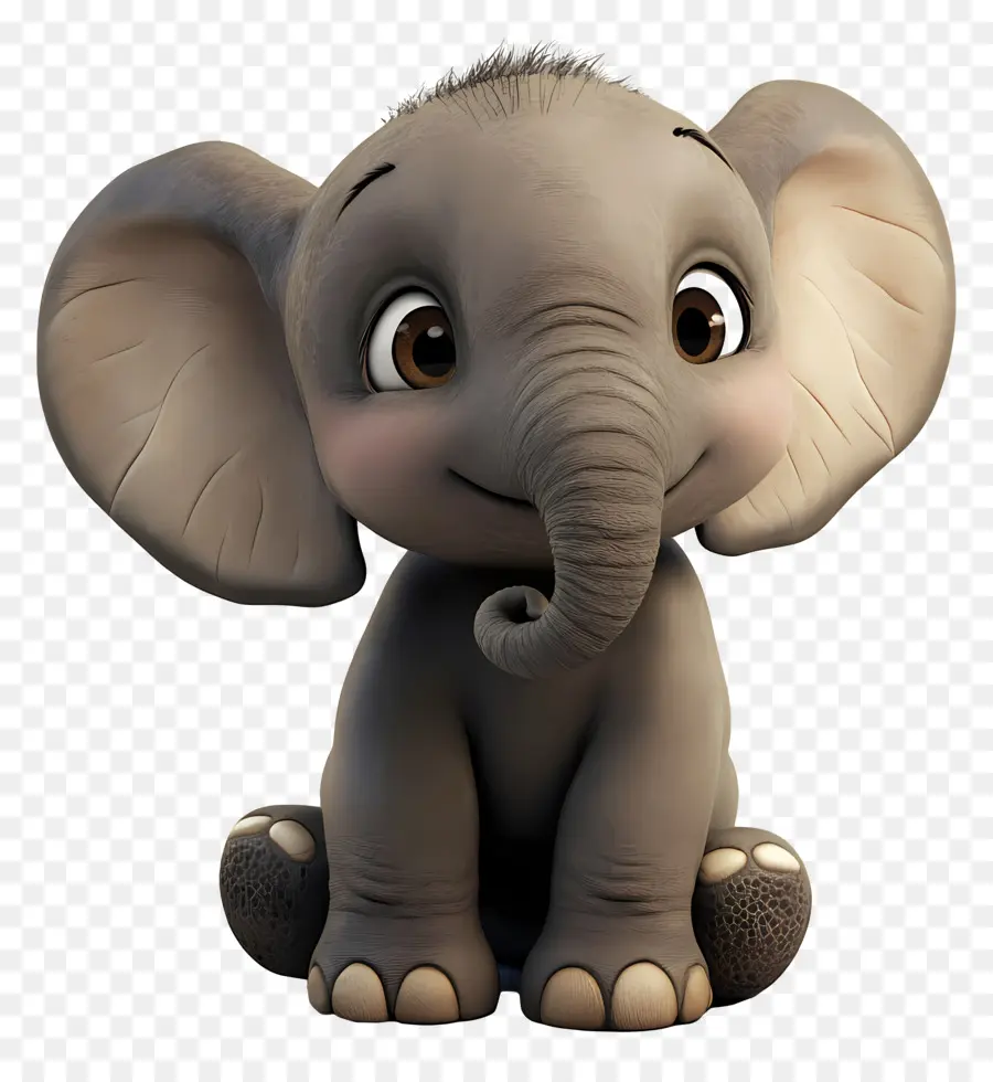 Bébé éléphant，Éléphant Mignon PNG