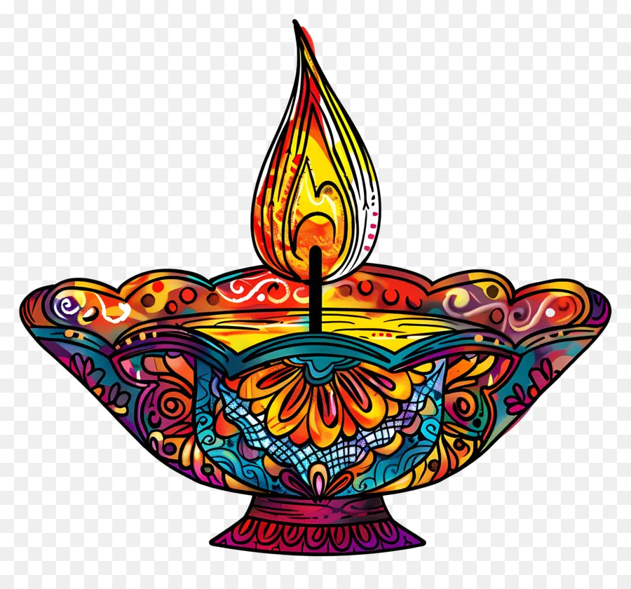 Diwali Diya，Diya Complexe PNG