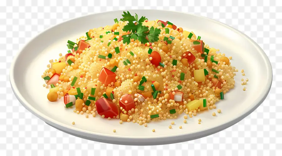 Cuisine Africaine，Salade De Couscous PNG