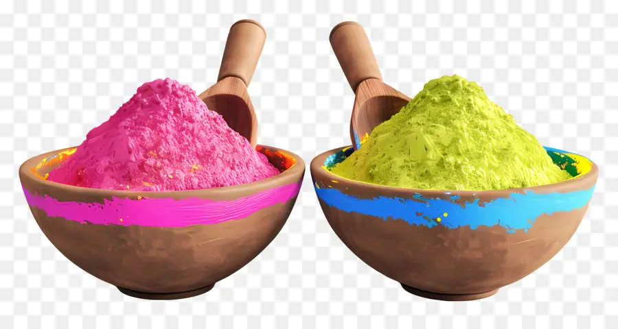 Fond De Holi，Poudre Colorée PNG