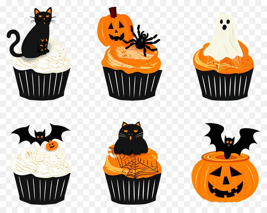 Petits Gâteaux D'halloween，Chat PNG