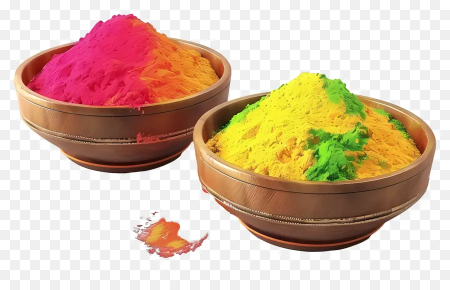 Fond De Holi，Poudres Colorées PNG