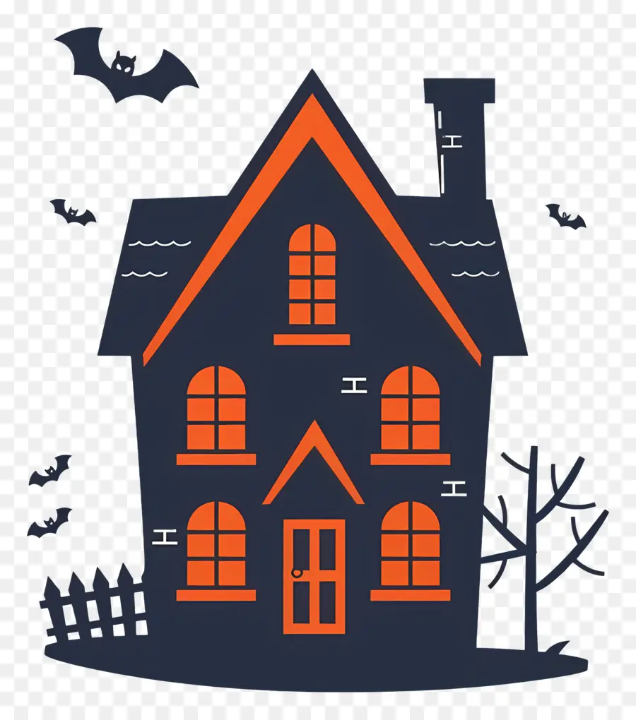 Maison D'halloween，Maison Sombre PNG