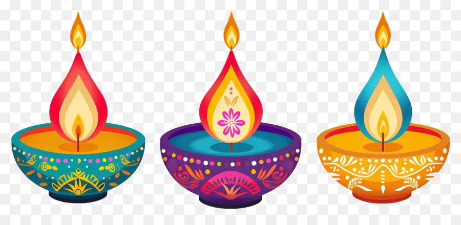 Bougie De Diwali，Diya Traditionnelle PNG