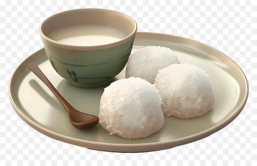 Cuisine Africaine，Boules De Noix De Coco Au Lait PNG