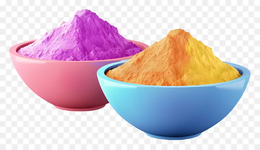 Fond De Holi，Poudres Colorées PNG