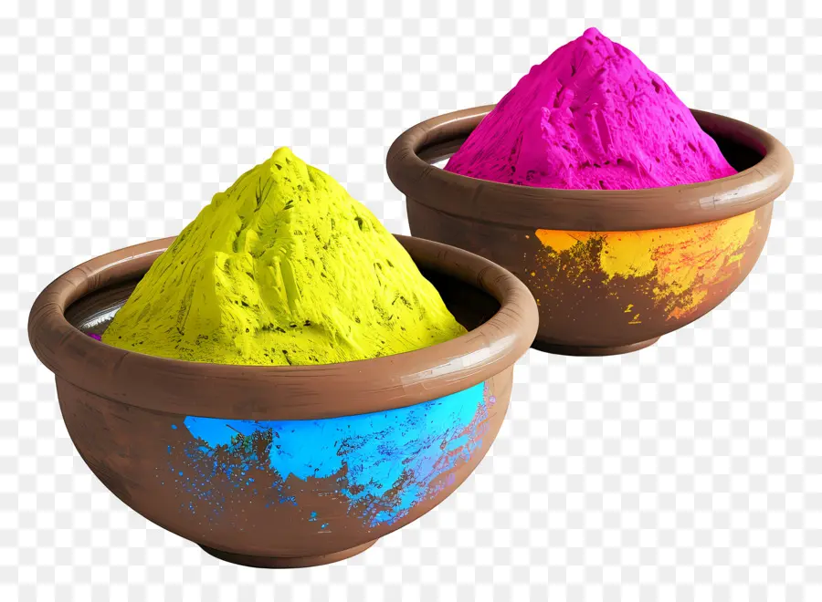 Fond De Holi，Poudre Colorée PNG