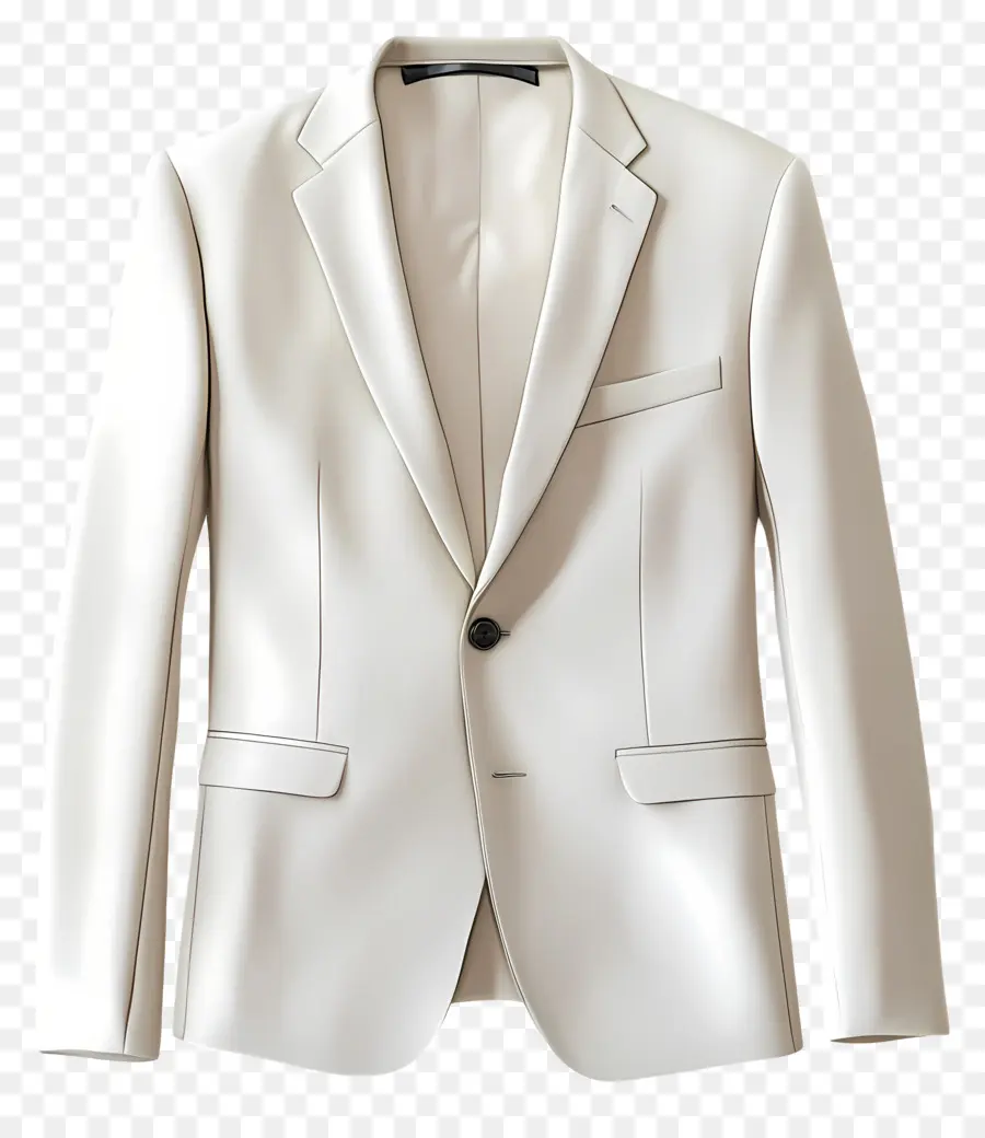 Blazer，Veste De Costume Blanche PNG