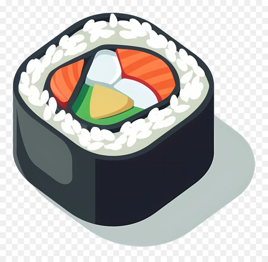 Rouleau De Sushi，Rouleaux De Sushi PNG