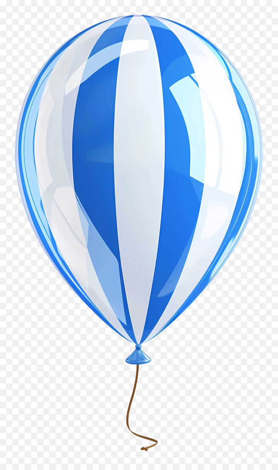 Ballon Unique，Ballon Bleu PNG