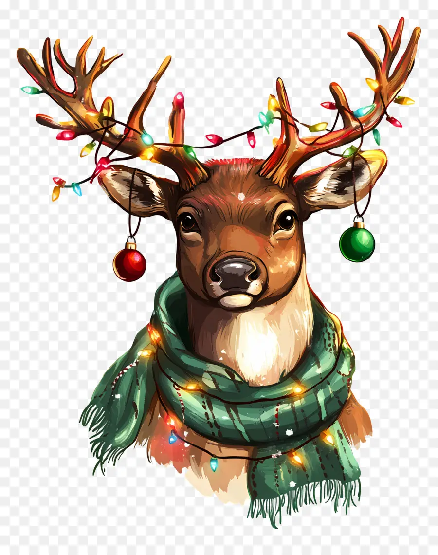 Cerf De Noël，Renne PNG