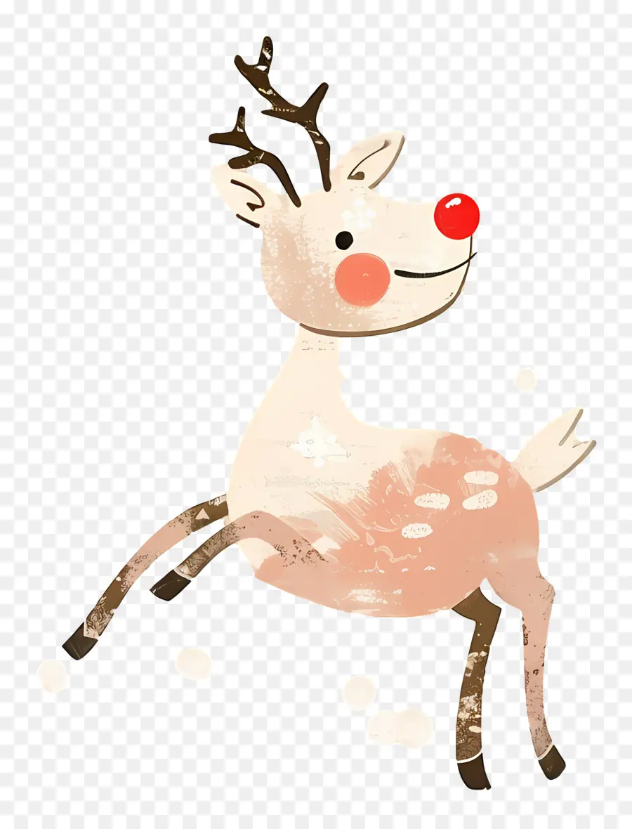 Cerf De Noël，Renne Vintage PNG