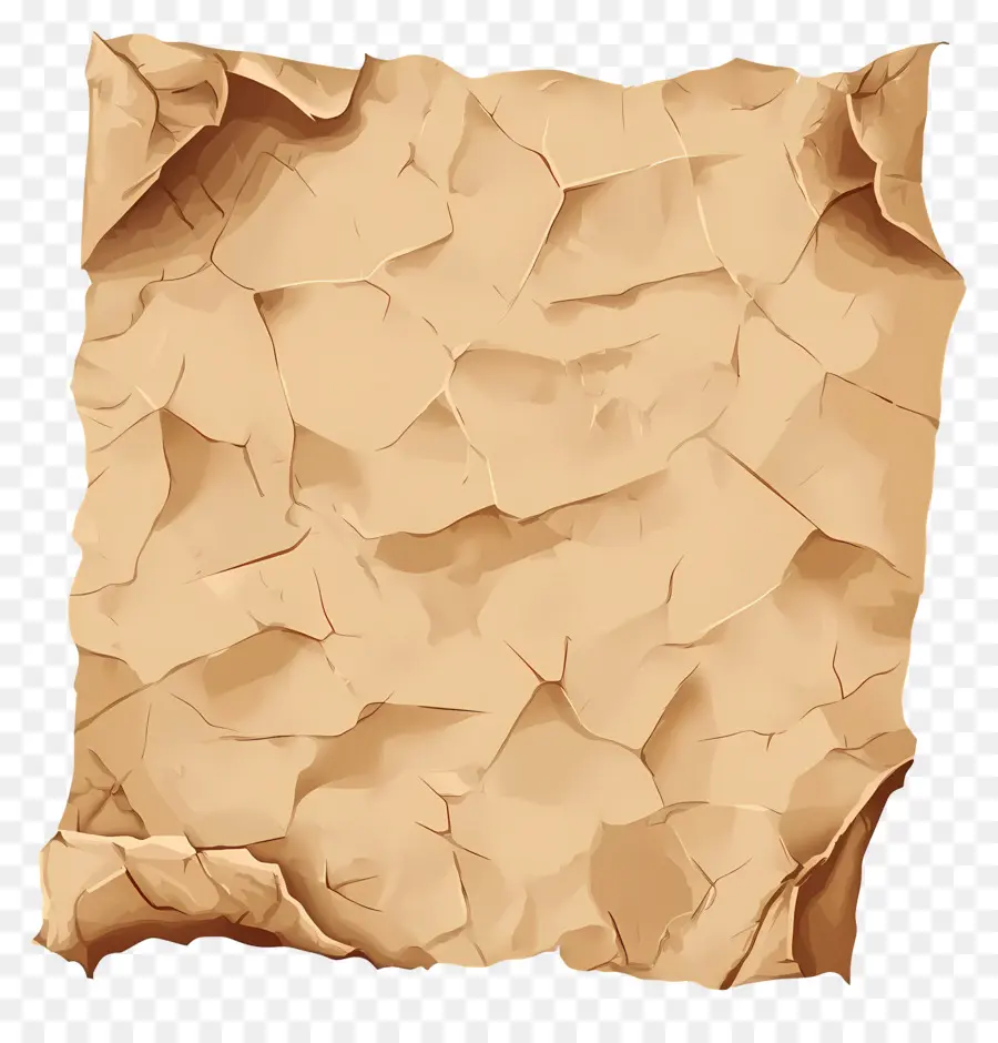 Vieux Papier Froissé，Vieux Papier PNG