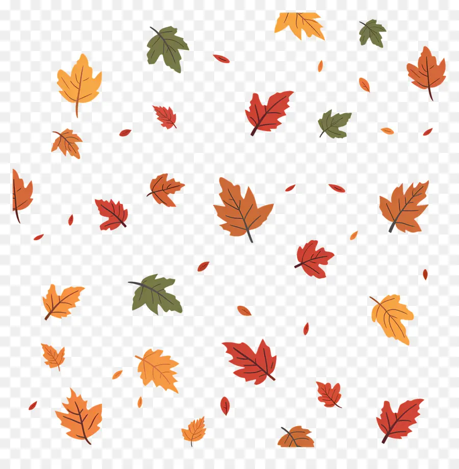 Feuilles Tombées，Feuilles D'automne PNG