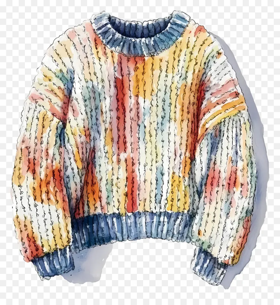 Gros Pull，Pull Aquarelle PNG