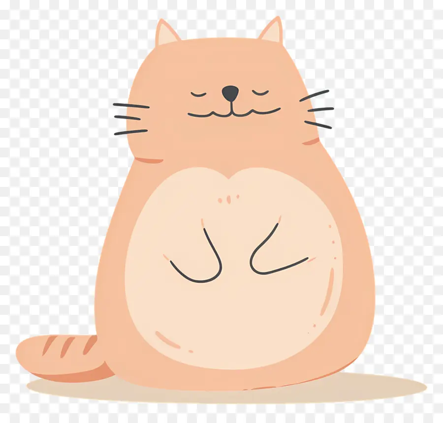 Chat Mignon，Chat Orange PNG