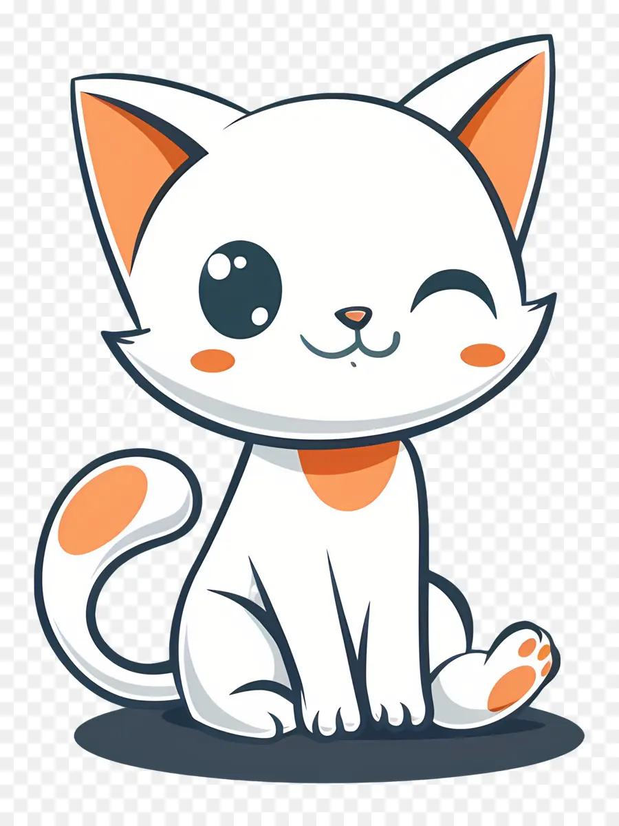 Chat Kawaii，Chat Mignon PNG