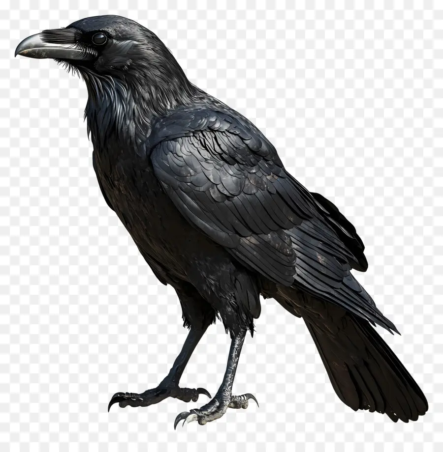 Corbeau Gothique，Corbeau En Vol PNG