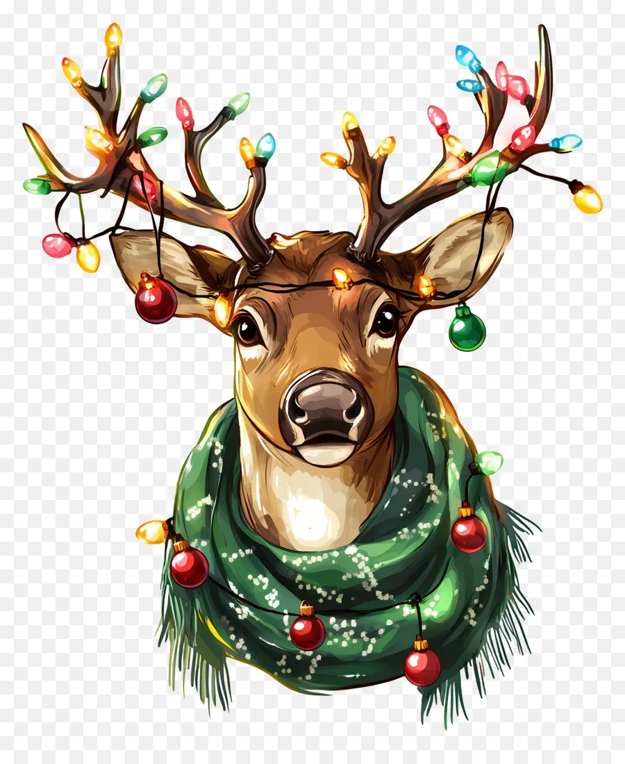 Cerf De Noël，Renne PNG