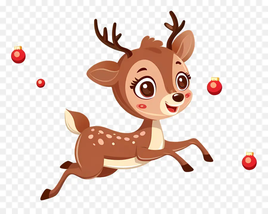 Cerf De Noël，Joyeux Renne PNG