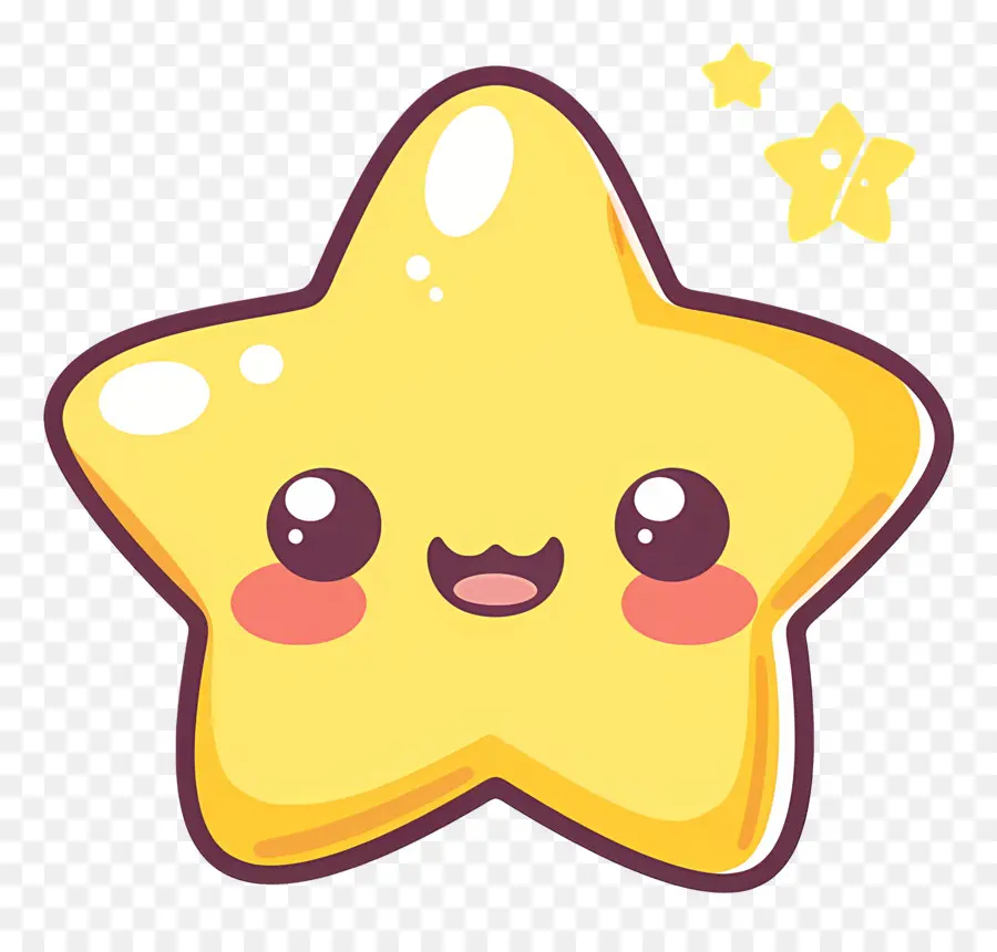 Étoile Kawaii，Étoile PNG