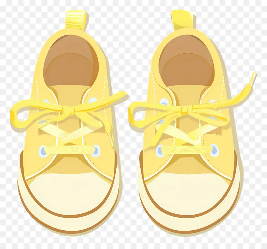 Chaussures De Bébé，Chaussures Jaunes PNG