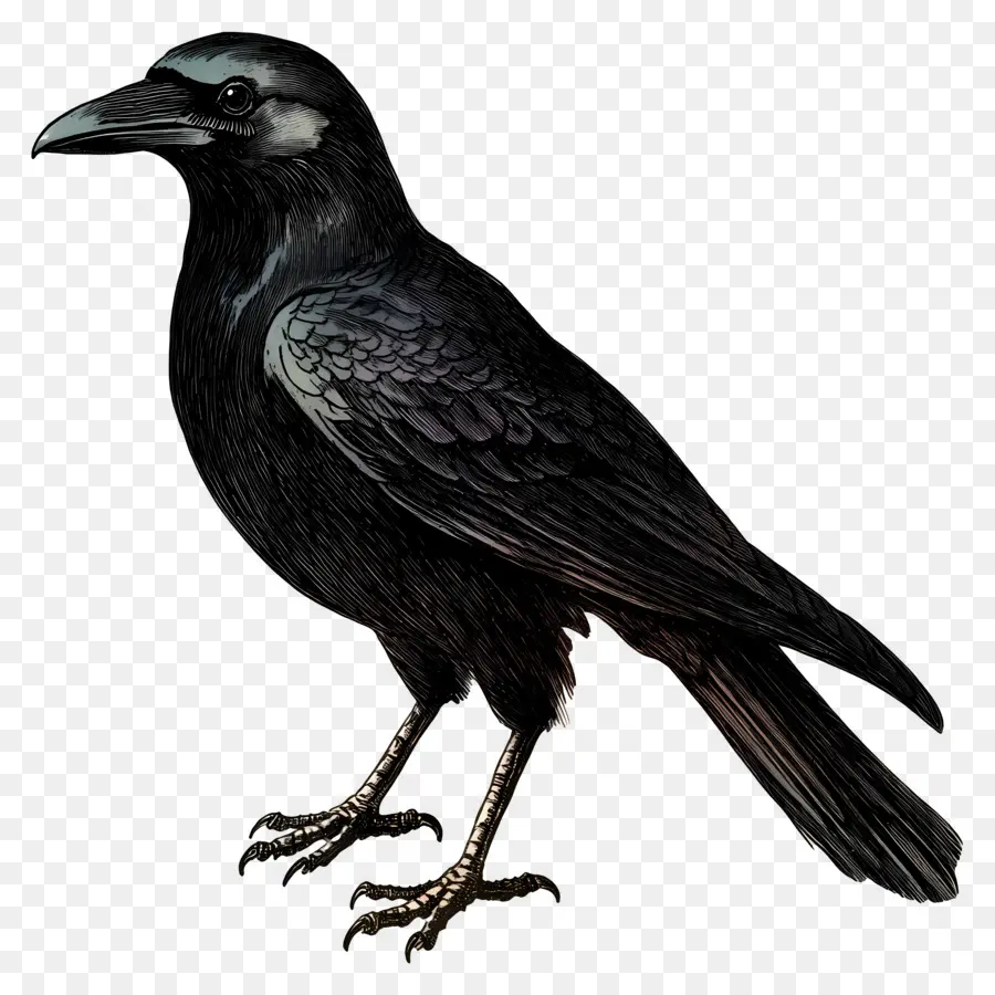 Corbeau Gothique，Corbeau En Vol PNG