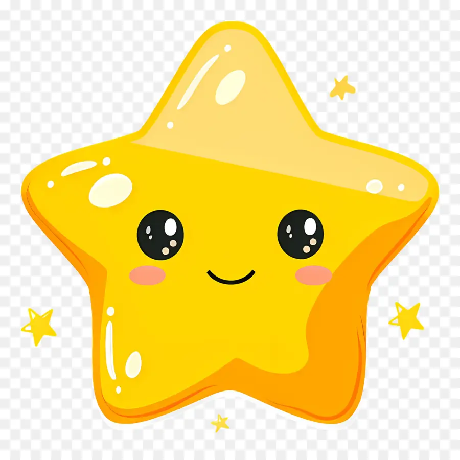 Étoile Kawaii，Étoile Mignonne PNG