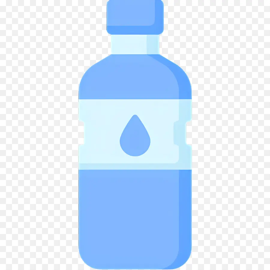 Eau Minérale，Bouteille D'eau Avec Gouttelette PNG