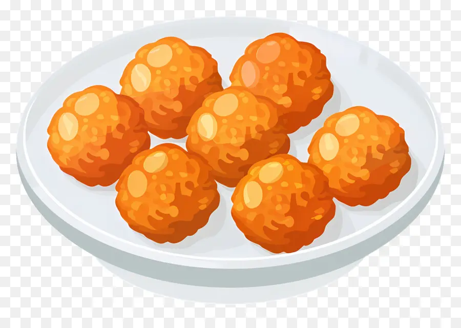 Bonbons Indiens，Boules Oranges PNG