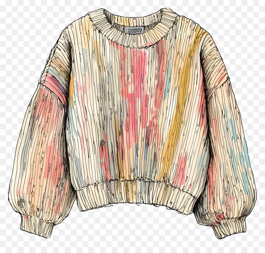 Gros Pull，Pull Aquarelle PNG