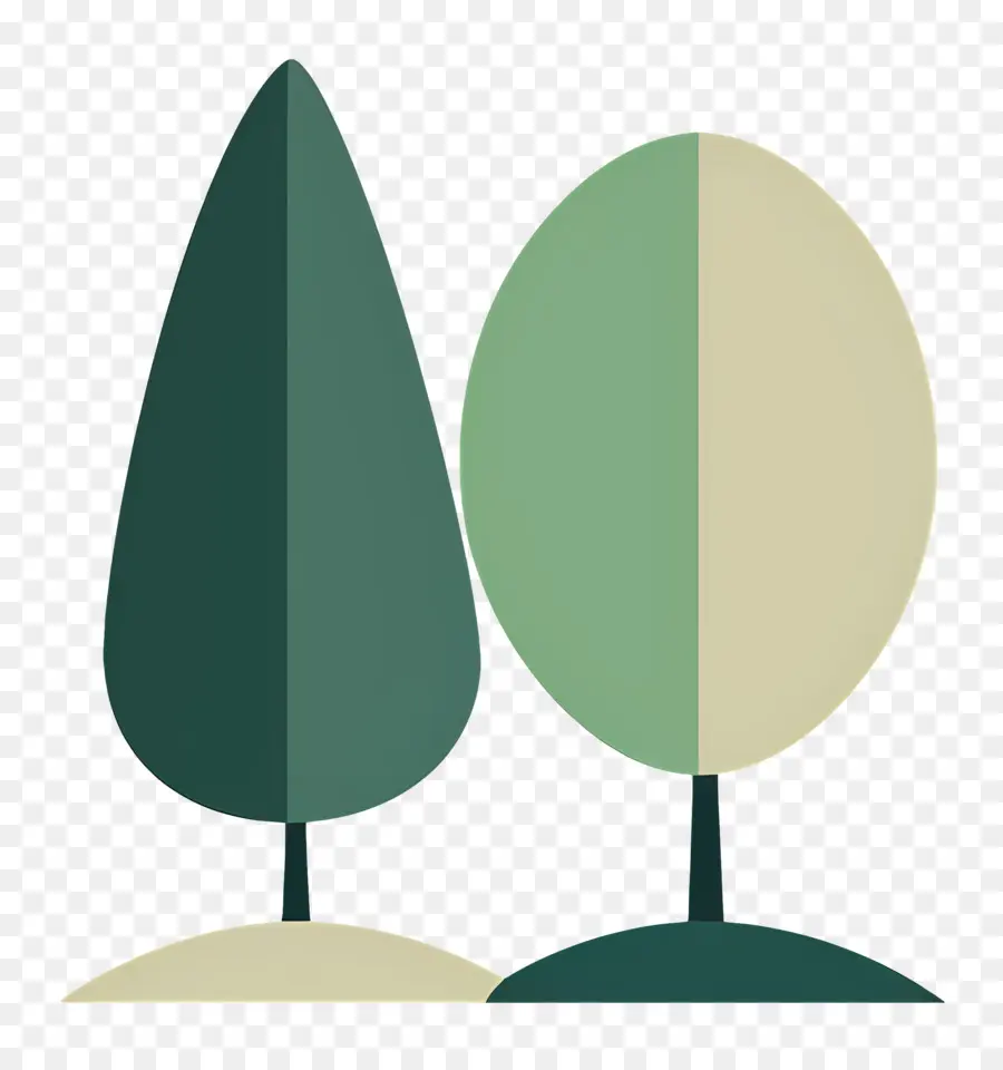 Arbre Minimaliste，Arbres Minimalistes PNG