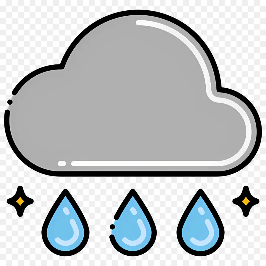 Eau De Pluie，Nuage De Pluie PNG