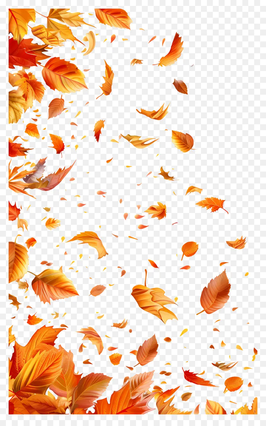 Feuilles Tombées，Feuilles Qui Tombent PNG