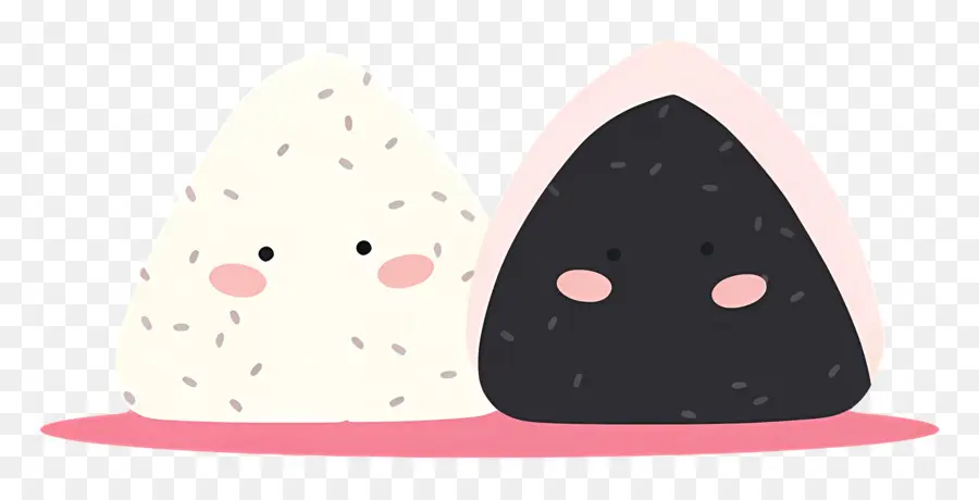 Umeboshi Onigiri，Duo D'onigiri PNG